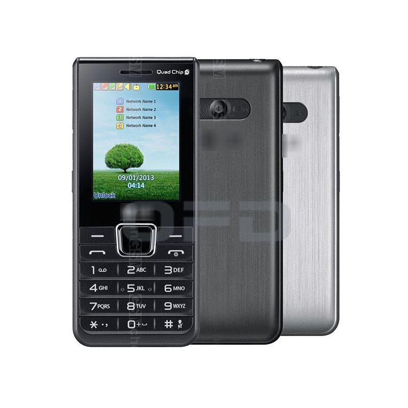 A395 Feature Phone Non-intelligent 4 SIM Card Bar Keypad Student Small Mobile Phone