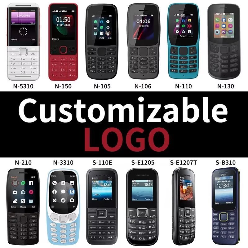 2024 Low End Phone 5310 Bar Feature Phone Wholesale Cheap 105 150 110 130 125 216 Keypad Mobile Phones Single head