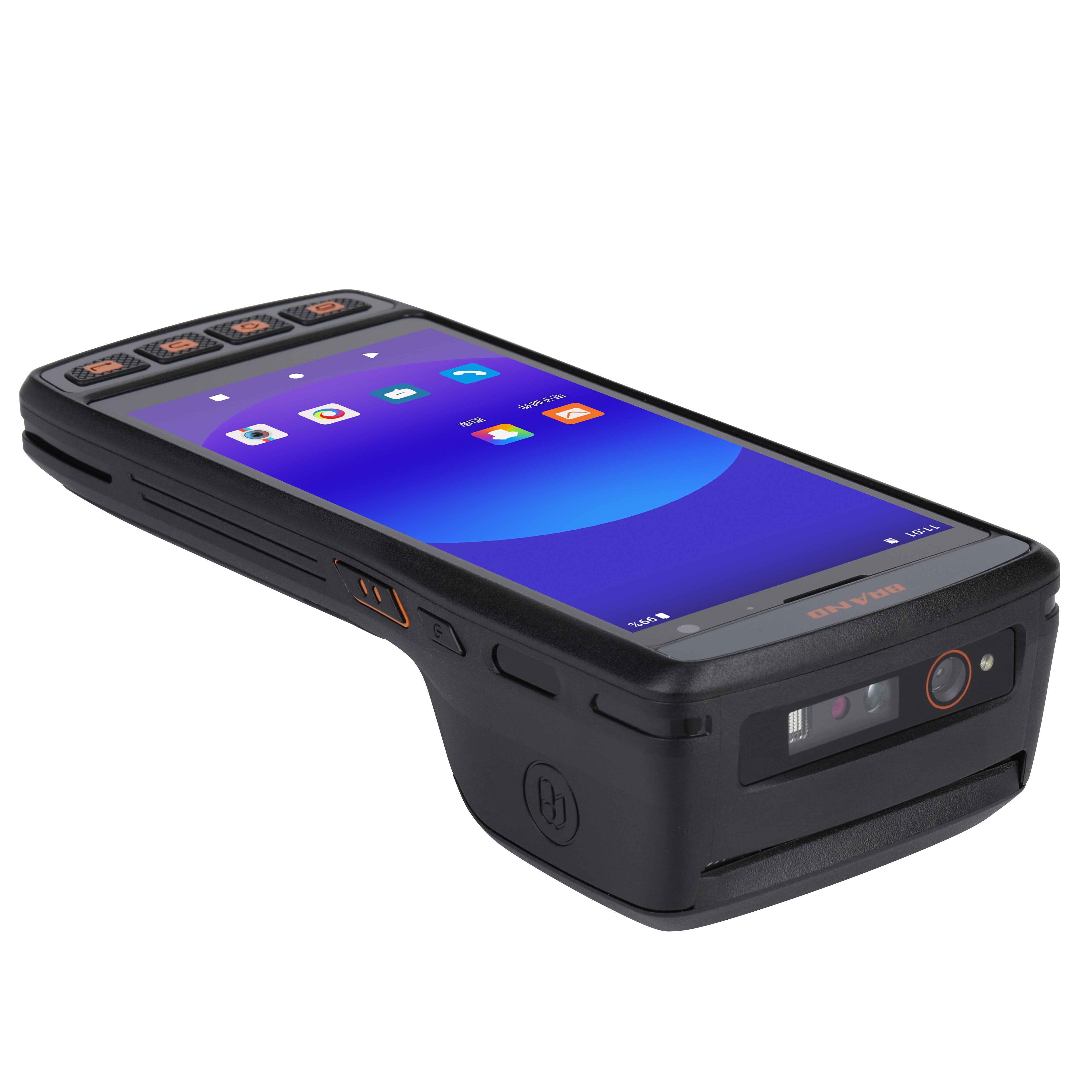 Android 11 handheld computer pda Rugged Smartphone Industrial 2.0 GHz NFC 32G Handheld 1D 2D Barcode Scanner Inventory