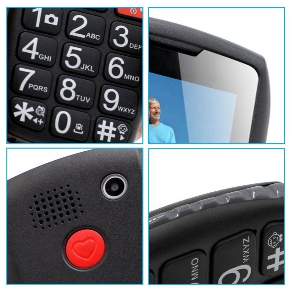 ARTFONE C1 MTK 2G Senior Phone for elderly people With SOS key Dual SIM card Featurepone big font big speaker long standby