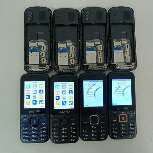 Four Quad Triple 4 Sim Card Slot Support Mobiles Phone Oem 4 Sim Mobile Phone Manufacturers