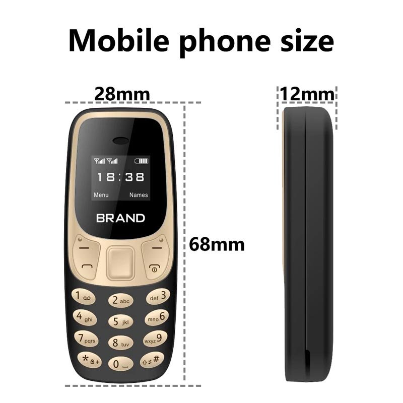 Pocket Mobile Phone High Quality L8STAR BM10 Tiny Mini Mobile Cell Phone Keypad GSM Dual SIM Bluetooth Compatible Pocket Phone