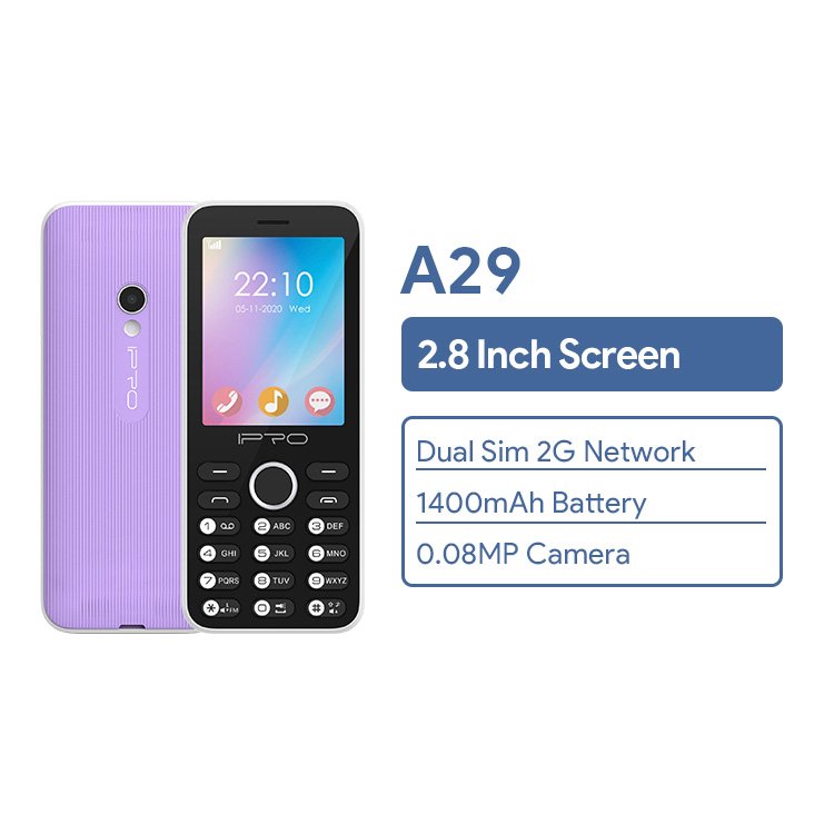 IPRO A29 mini keypad mobile phone made in china 2.8inch bar oem latest gadget Cell