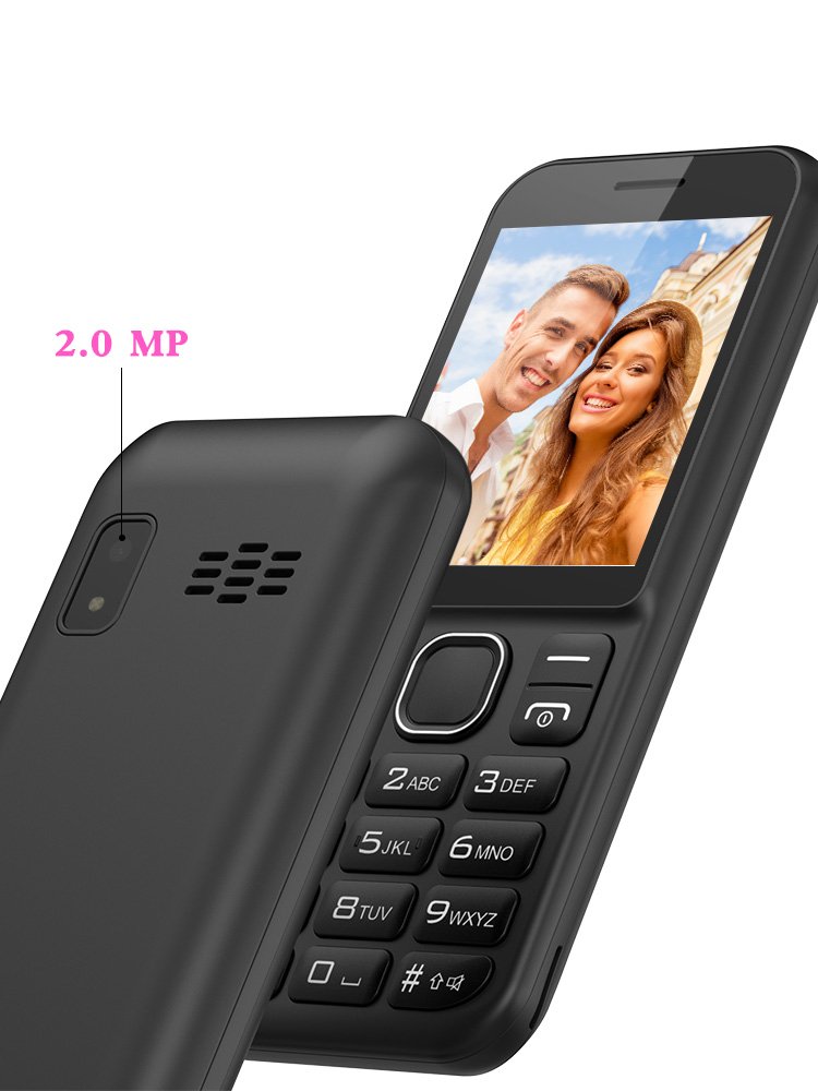 Kaios 4g Keypad Phone Factory Latest 2.4 Inch Blue 1080P 8MP 2.4 Tft Mobile Seniors Phone KAI OS Easy to Use WIFI Feature Phone