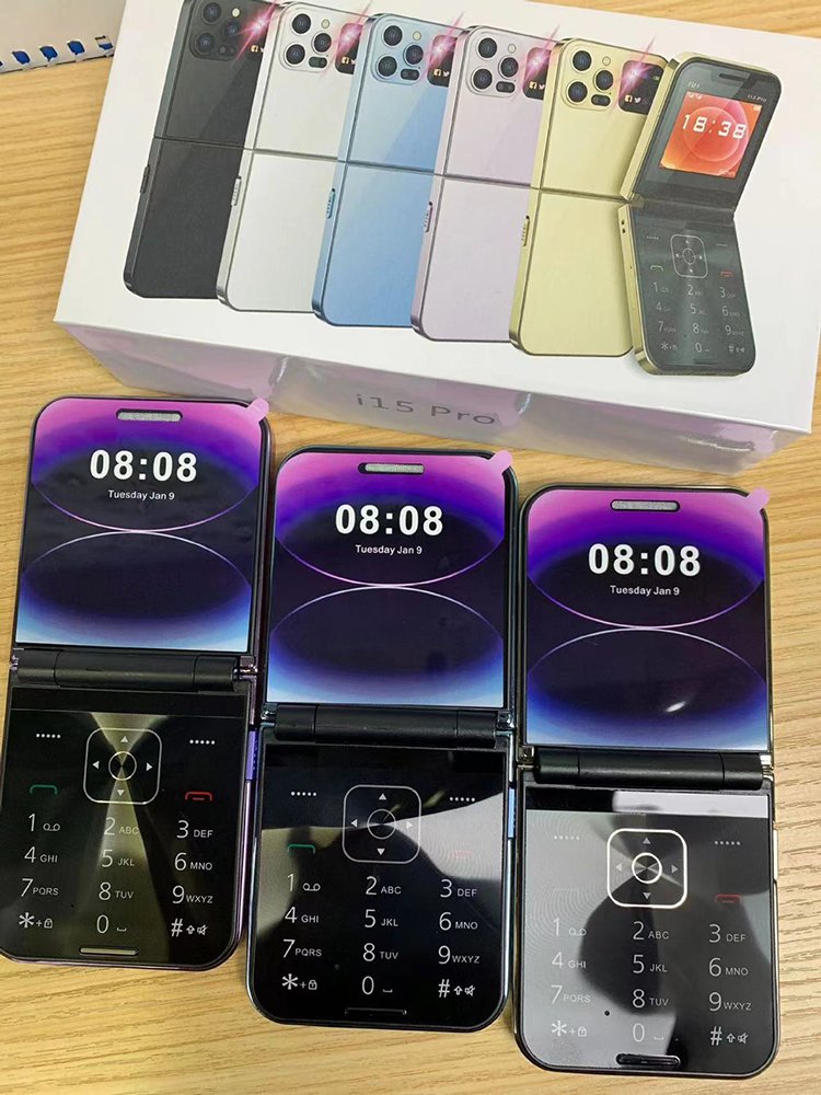 Custom development 4g flip keypad phone oem 4g volte foldable feature cell mobile phones new design customization flip 4g phone