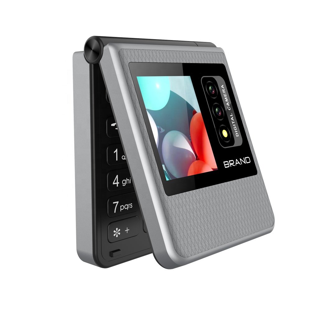 YING TAI New style flip mobile phones with dual LCD 2.4 inch 4g volte network