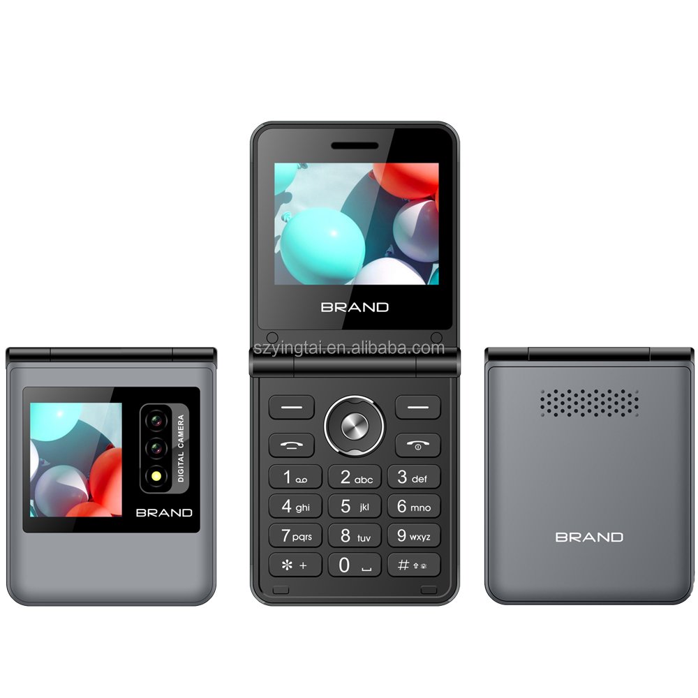 YING TAI New style flip mobile phones with dual LCD 2.4 inch 4g volte network