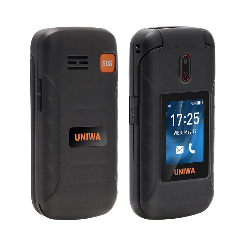 UNIWA V909 Double Screen 4G Feature Keypad Flip Phone Mobile