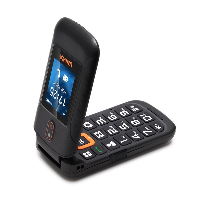 UNIWA V909 Double Screen 4G Feature Keypad Flip Phone Mobile