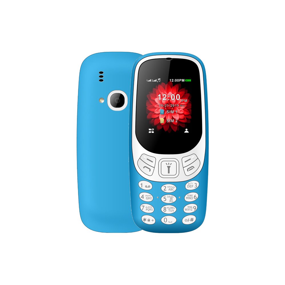 YG1802 Cheap 1.77 Inch Bar Keypad Mobile Phone 2G GSM Dual Sim Card Torch BT FM
