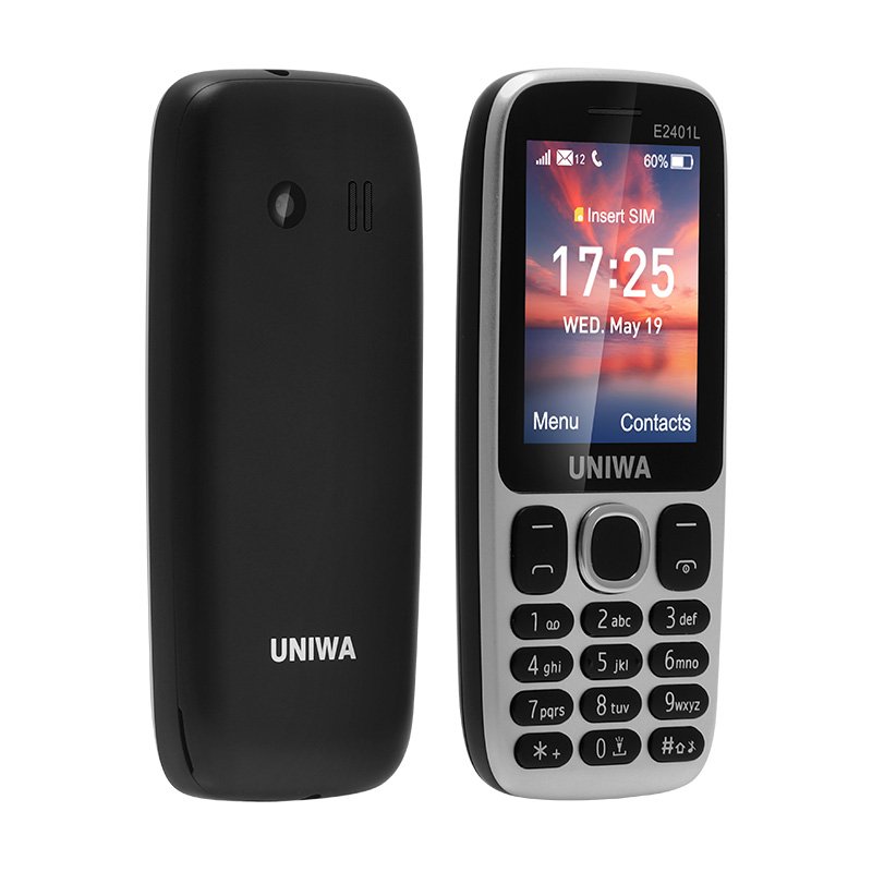 UNIWA E2401L 2.4 Inch Screen Dual SIM Card Slim Keypad 4G Korean Mobile Phone