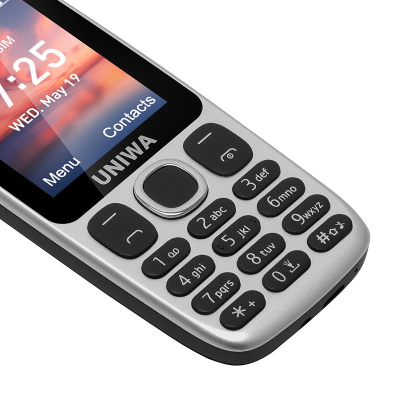 UNIWA E2401L 2.4 Inch Screen Dual SIM Card Slim Keypad 4G Korean Mobile Phone