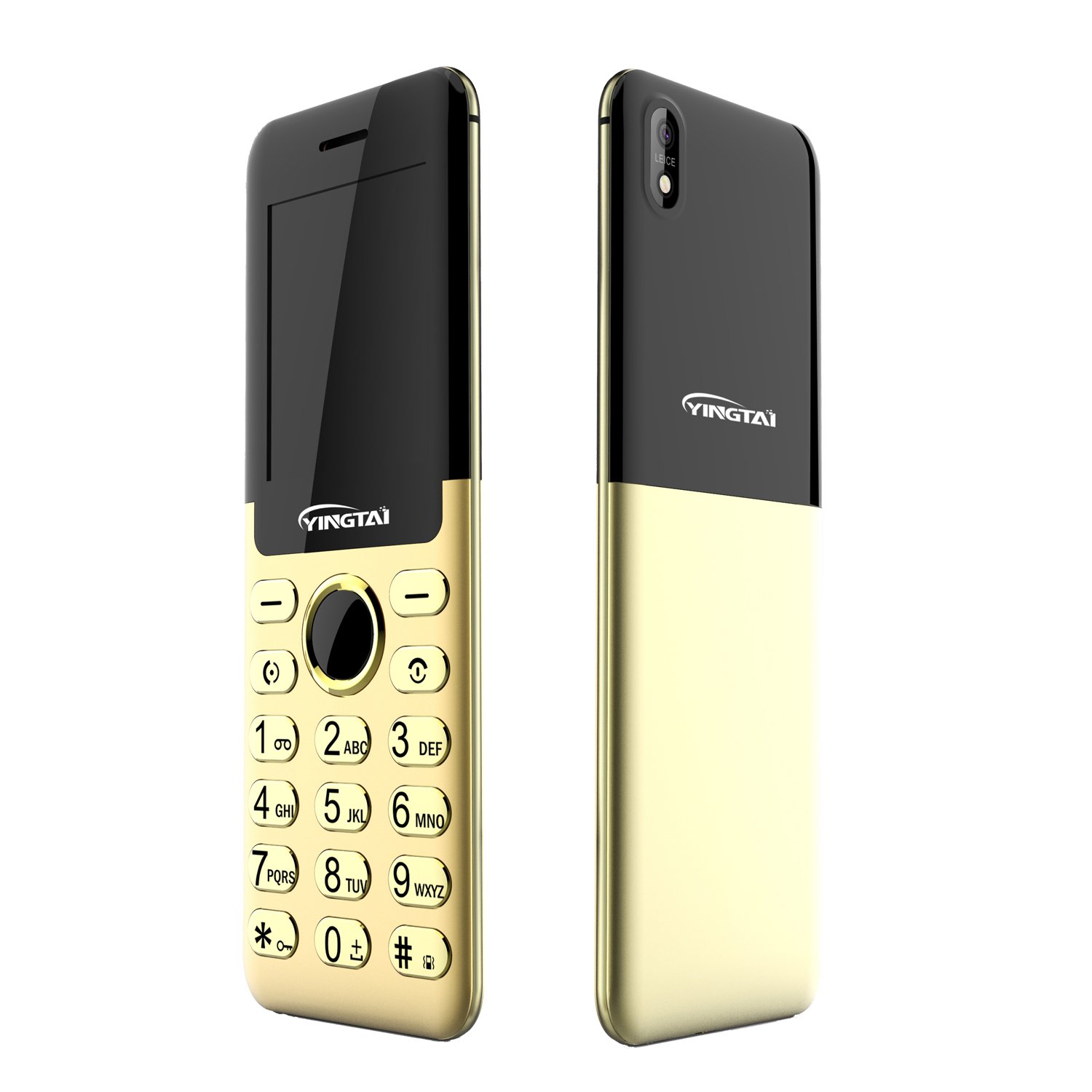 2021 Newest 2.0 inch metal cover super slim small Mobile Phone Feature Bar celular with Dialer Keypad