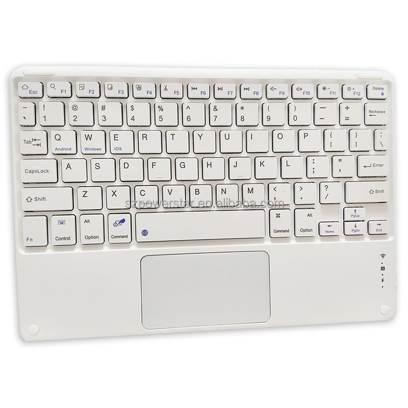 Wireless Bluetooth ultra-thin folding keyboard Portable touch keyboard for mobile phones, tablets and laptops