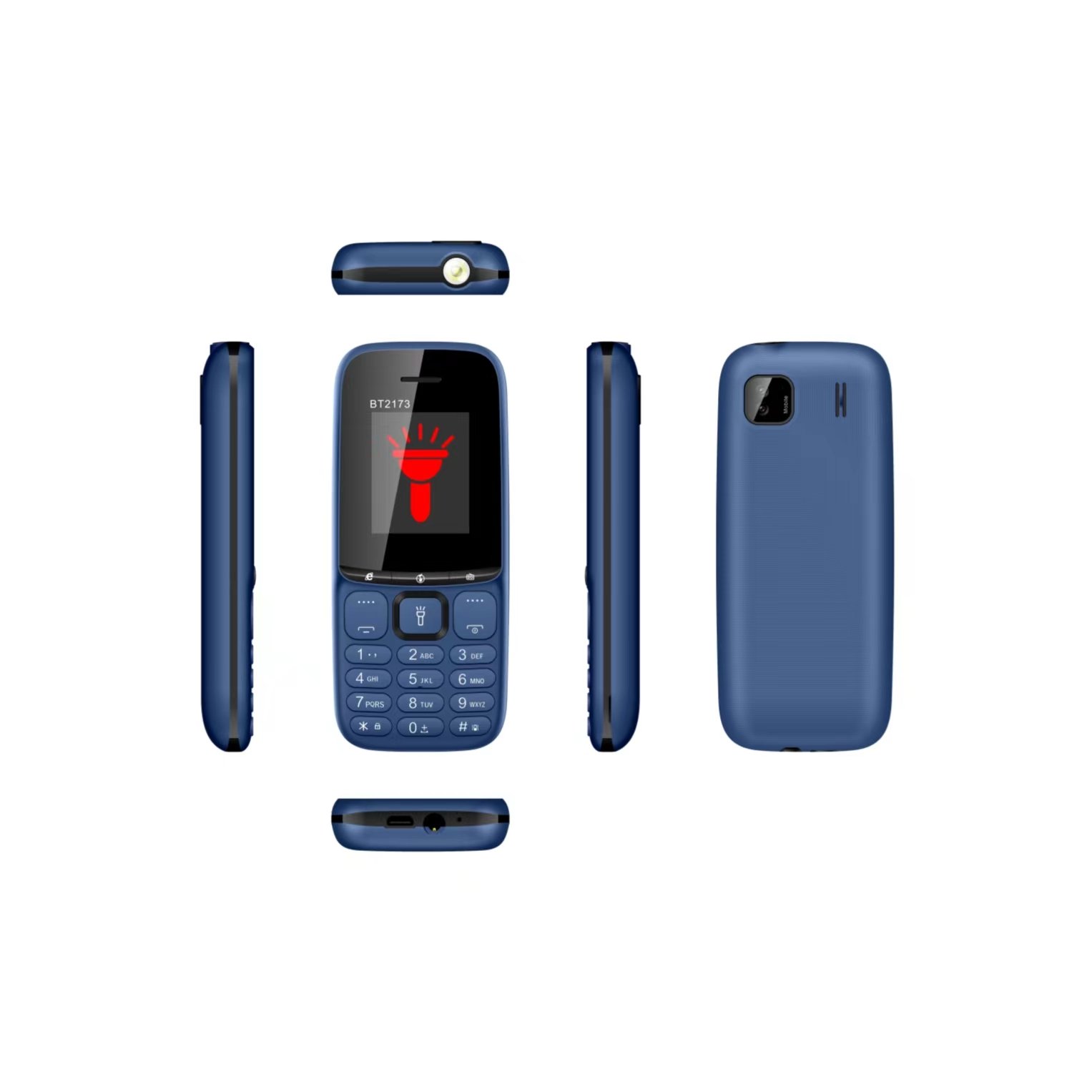 Hot Selling 1.77inch 2G Small Size Mobile Phones With Triple SIM Card And Big Voice Best Mobile Phones For Seniors