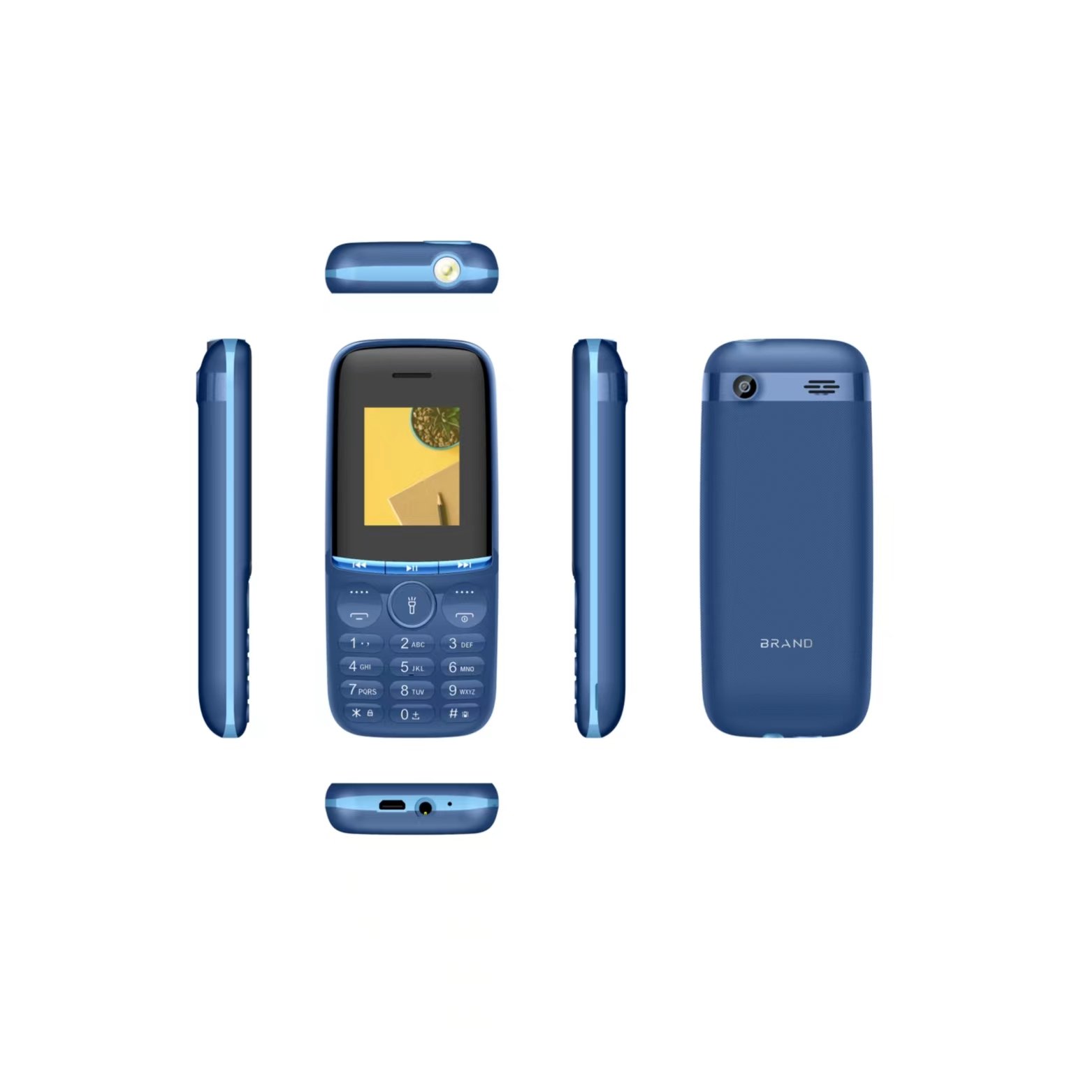 Hot Selling 1.77inch 2G Small Size Mobile Phones With Triple SIM Card And Big Voice Best Mobile Phones For Seniors