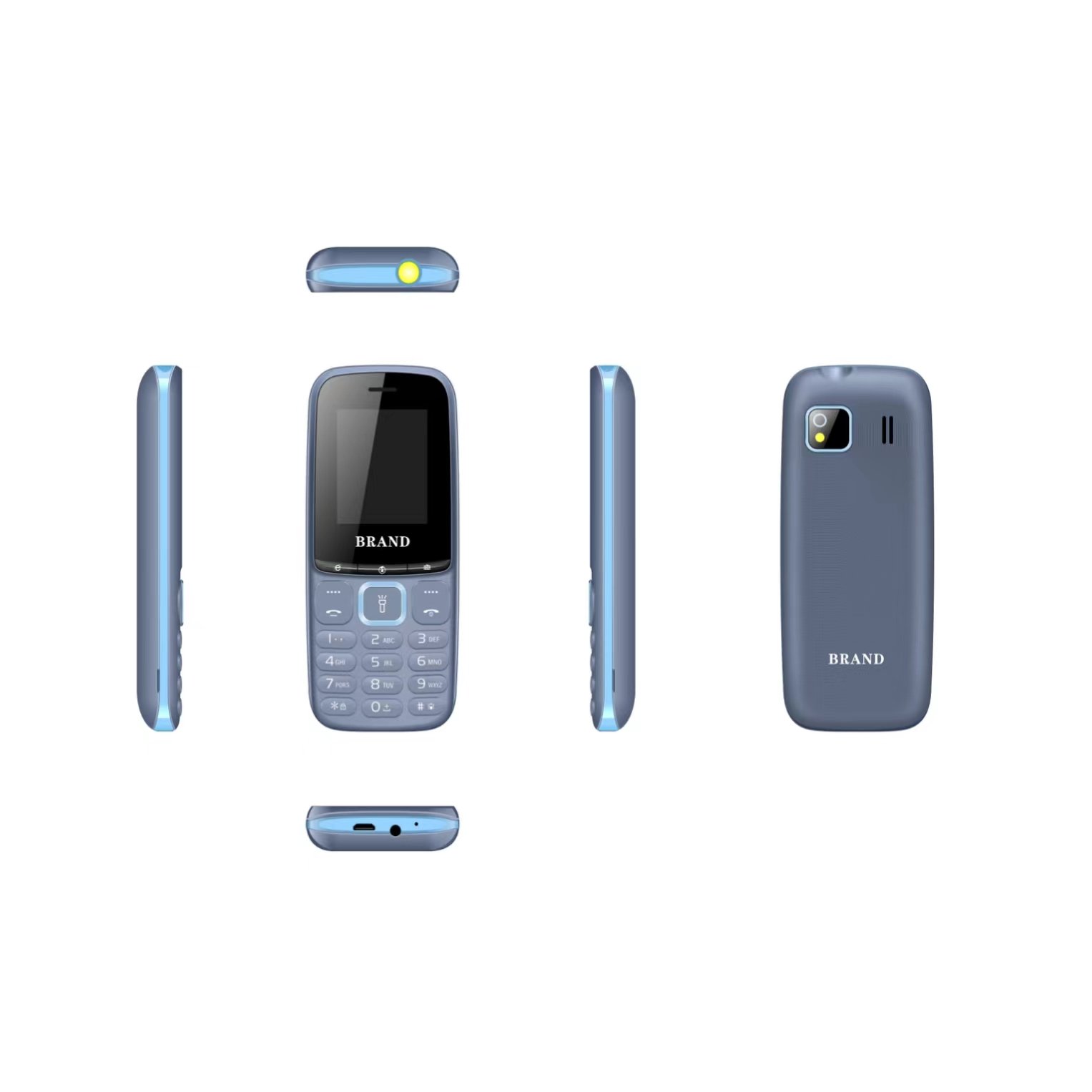 Hot Selling 1.77inch 2G Small Size Mobile Phones With Triple SIM Card And Big Voice Best Mobile Phones For Seniors