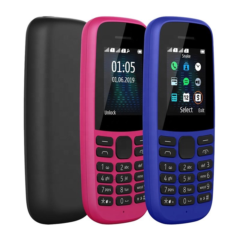 Original brand keypad phone For Nokia 105 2019 Cheap feature used mobile phones wholesale 106 150 110 130 5310 Bar phone