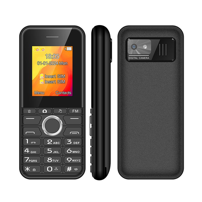 Low Price Keypad 4G Bar Phone UNIWA FD001 1.77 Inch Mobile Phone with Screen Dual SIM Card Cell Phone