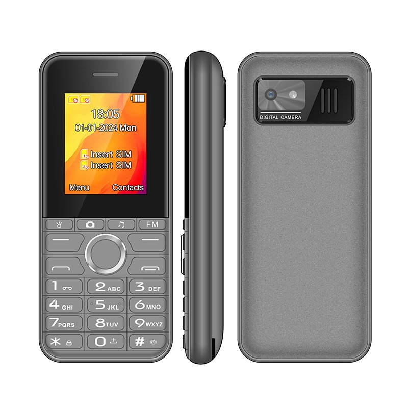 Low Price Keypad 4G Bar Phone UNIWA FD001 1.77 Inch Mobile Phone with Screen Dual SIM Card Cell Phone