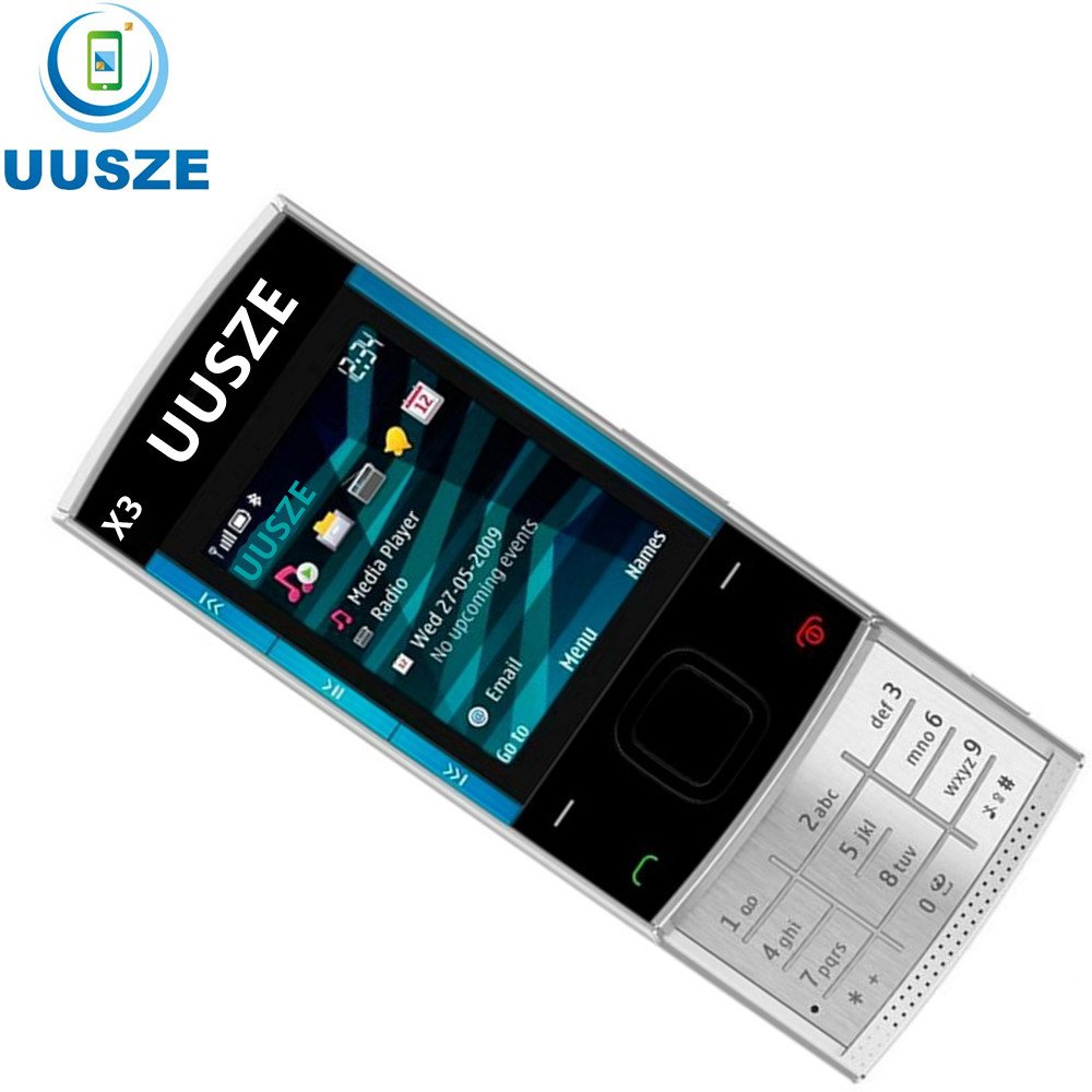 Arabic Hebrew Telefono CellPhone Russian Keypad Mobile Phone Fit for Nokia X3-00 X2 X1 206 208 8600 8800 6310 6300 6700 3310 C2