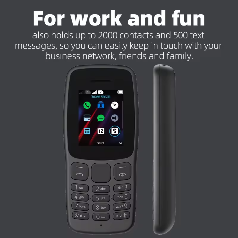 2024 Low End Phone 106 Bar Feature Phone Wholesale Cheap 105 150 110 130 125 216 Keypad Mobile Phones Single head