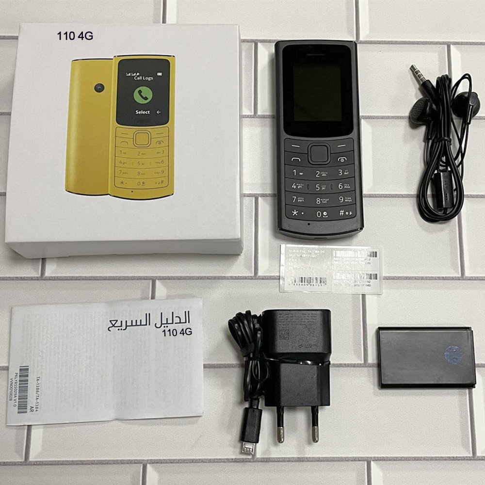 Cheap feature phone For Nokia 110 4G 2023 Original 1.8-inch keypad cellphone unlocked GSM 2SIM Bar phones 105 6310