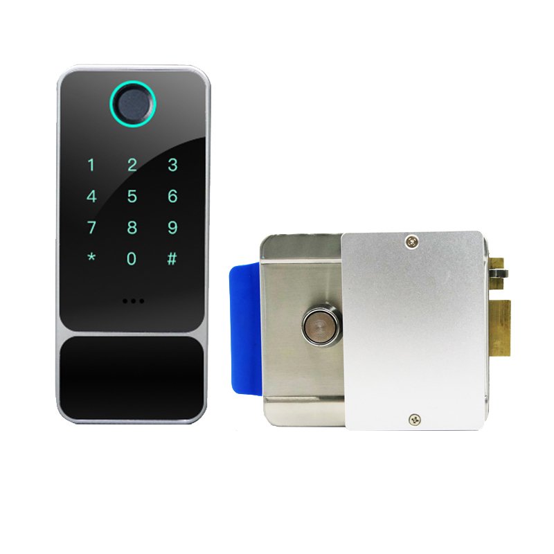 Safety App Semiconductor Fingerprint Smart Door Lock, Waterproof Smart Door Lock, Smart Hotel Home Keypad Card Door Lock