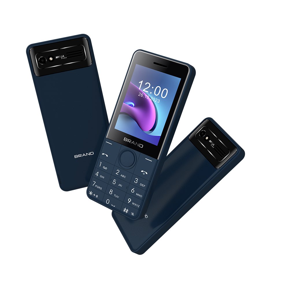 simple 2G Bar keypad mobile phone with SC6531DA 0.08MP 1000mAh battery 2.8 inch screen Dual SIM cellphone