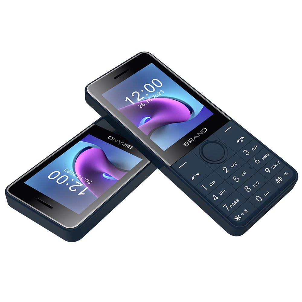 simple 2G Bar keypad mobile phone with SC6531DA 0.08MP 1000mAh battery 2.8 inch screen Dual SIM cellphone
