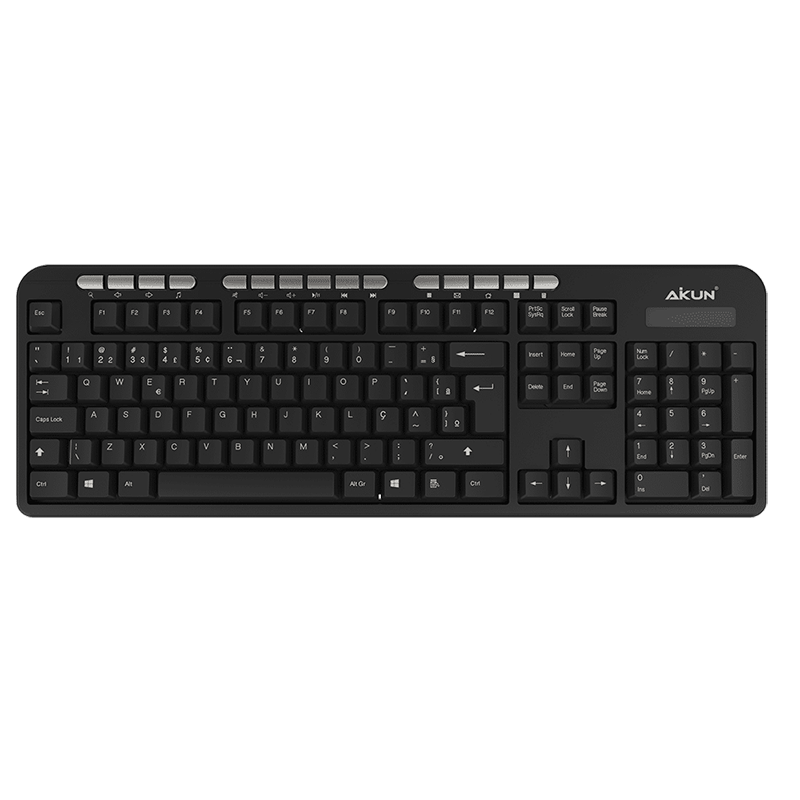 Wireless Keyboard and Mouse Combo Slim USB Keyboards BX2030 Ergonomic Full Size with Number Pad 2.4G Projection Keyboard ROHS Ce