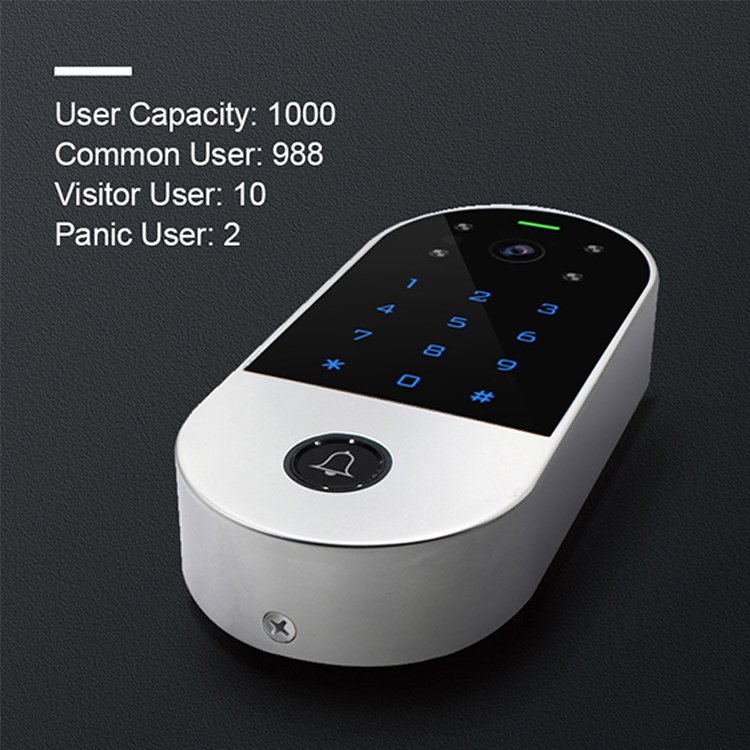 Tuya Smart Wifi Access Control Reader Touch Keypad Video Camera Doorbell Function Remote Control Unlock Access Control
