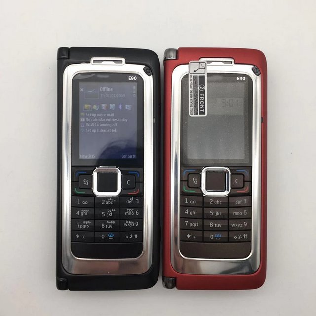 Business mobile phone original E90 unlocked cell phones 3G fold phone