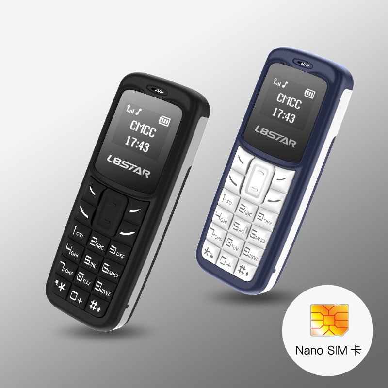 L8Star BM10 Smallest Mobile Phones GSM Hands Free Mini Earphone Dialer Headphone Dual Sim Card