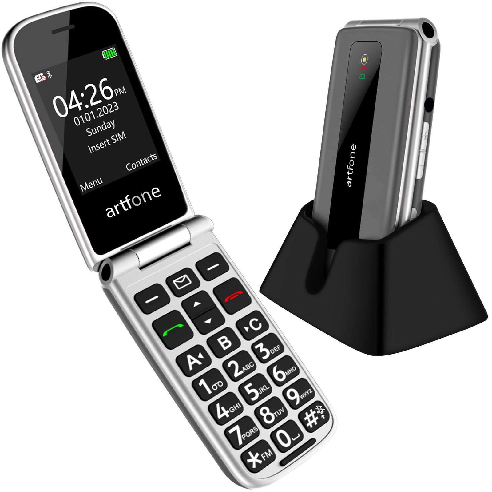 *artfone factory F30 flip phone 4G cellphones elderly phone feature mobile phone button large button SOS hot selling