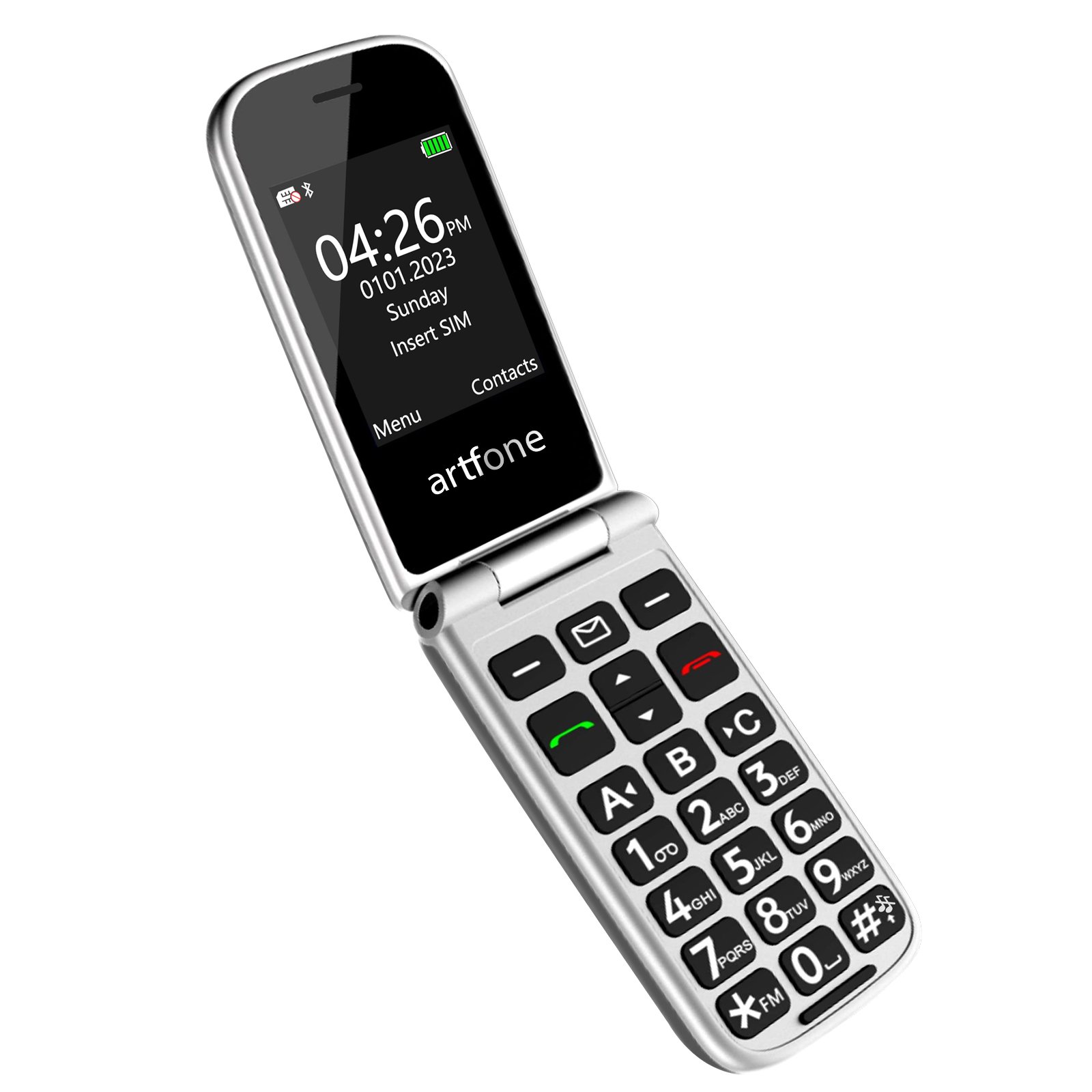 *artfone factory F30 flip phone 4G cellphones elderly phone feature mobile phone button large button SOS hot selling