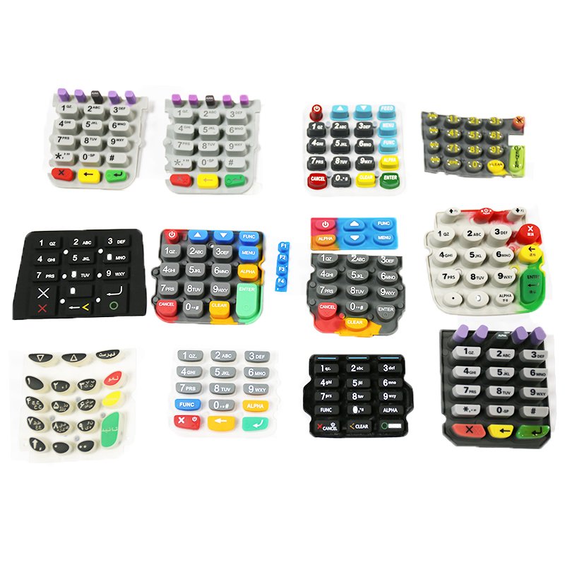 Custom Keypad Supplier Flexible Keymat OEM/ODM Rubber Button Keypads Keyboards Silicone Rubber Keypad For Amazon