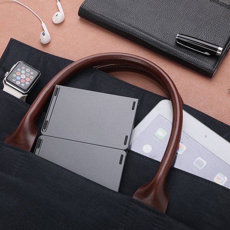 ce rohs foldable keyboard Wireless keyboard and mouse B033 Folding Ultra Thin Universal TouchTablet Mobile Phone