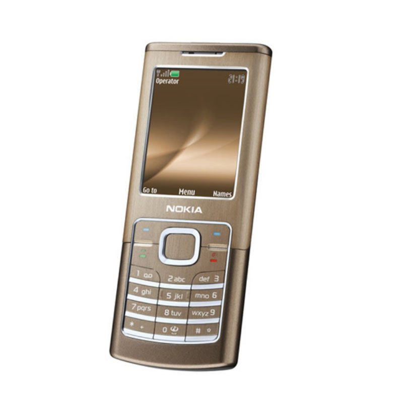 Mobile Phone For Nokia 6500c 3G GSM button straight panel elderly Cell Phone