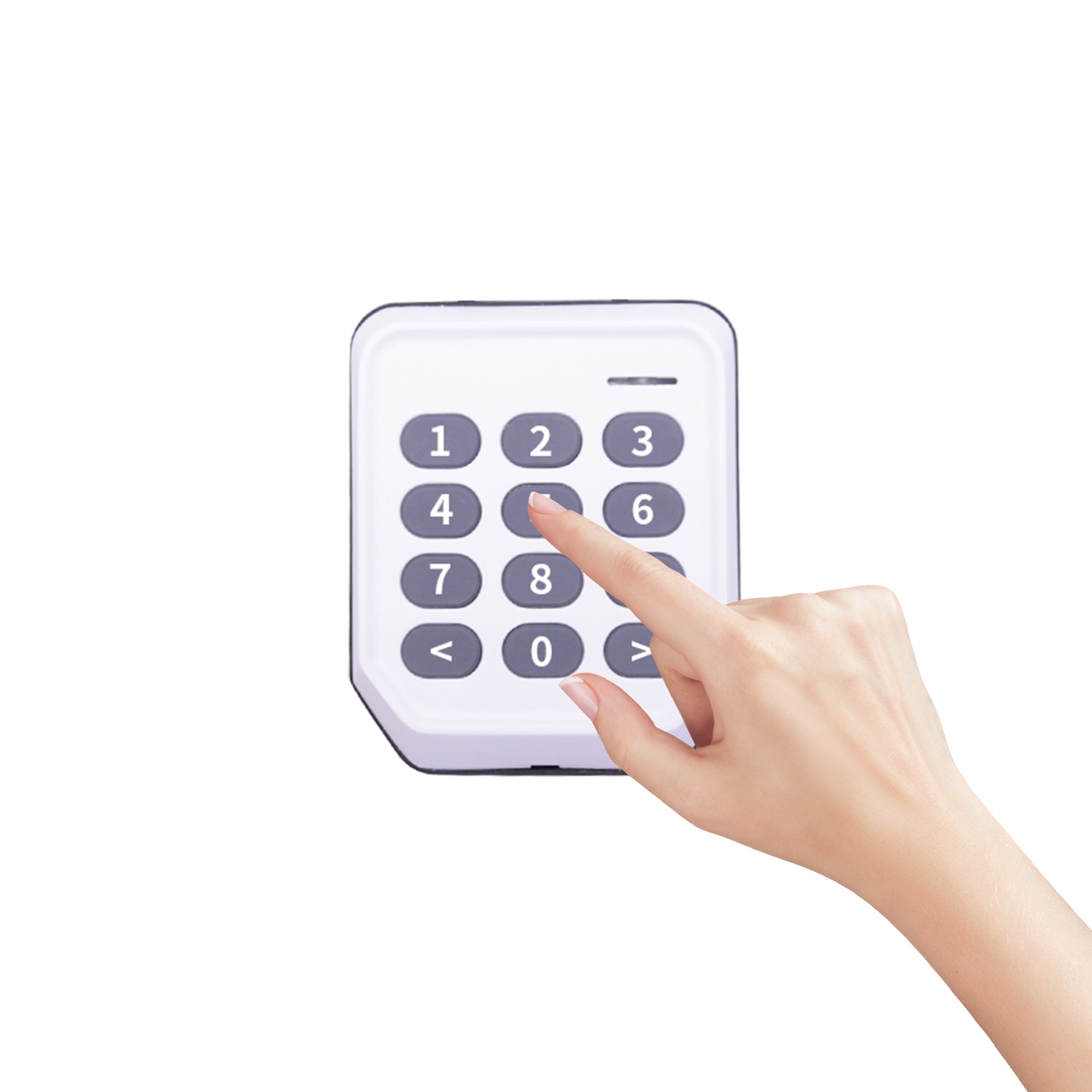 Two Channels Waterproof IP64 Wall Wireless Keypad 0-8 Digits 433mhz Rolling Code Keypad For Door Opener