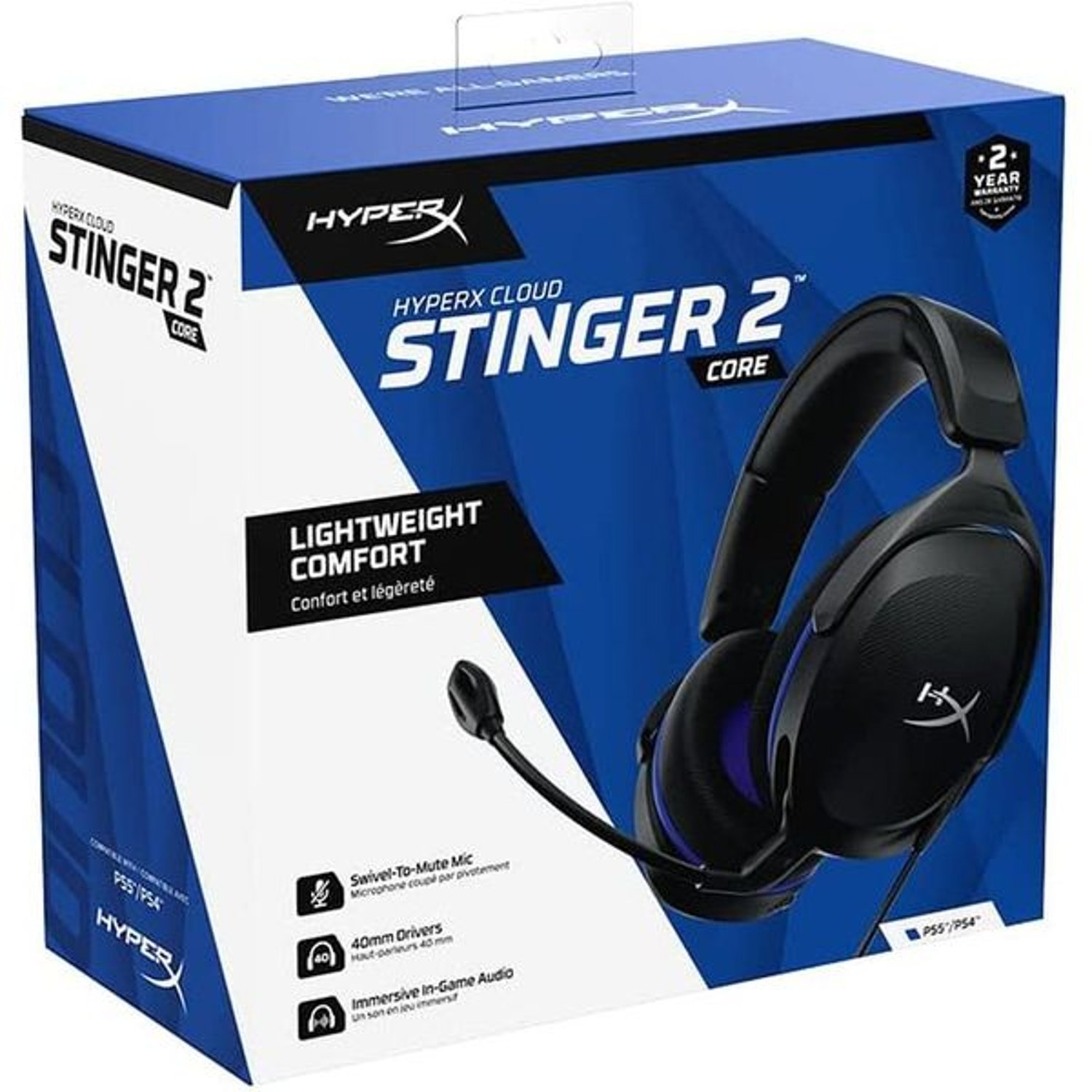 HyperX Cloud Stinger 2 6H9B6AA Black for PS4 PS5 gaming headset bluetooth headset gaming pc gaming earphones headsets with mic