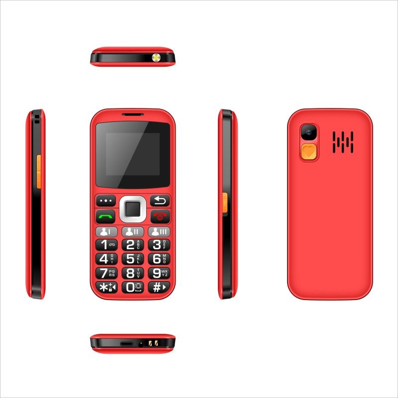 TC25 1.8 Inch Old People Cell Phone with Big Button Keypad 2G Dual Sim Gaming Feature Unlocked Senior Mobile Phone