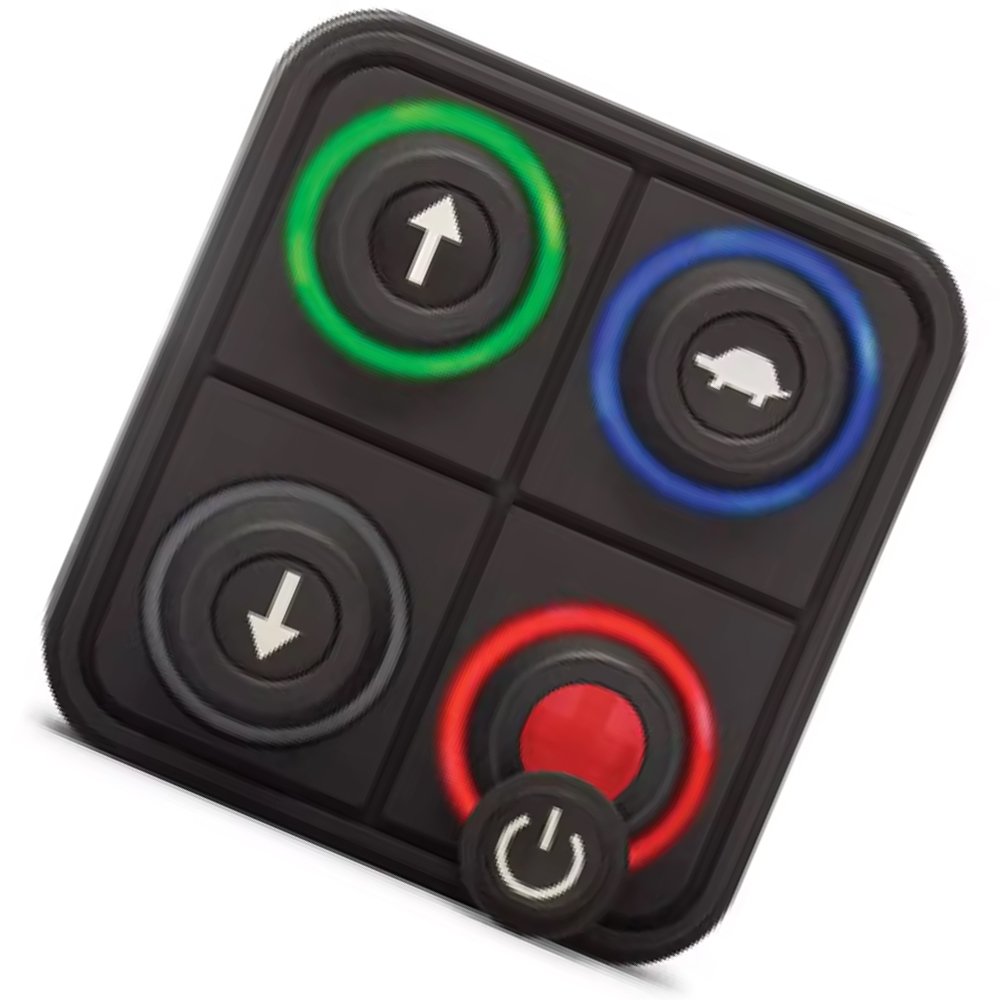 Arrow Icon RGB Backlit Keypad Programmable 2x2 LED Button Panel