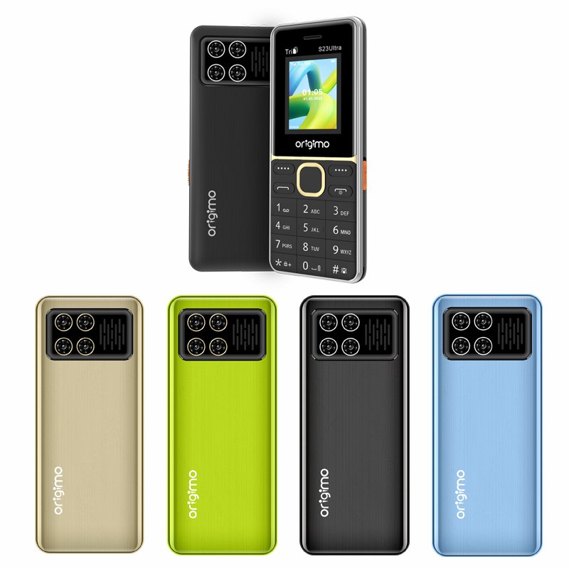 S23Ultra 1.77 Inch Screen Three SIM Card Low Price Feature Phone Wireless FM Radio Keypad Mobile Phone