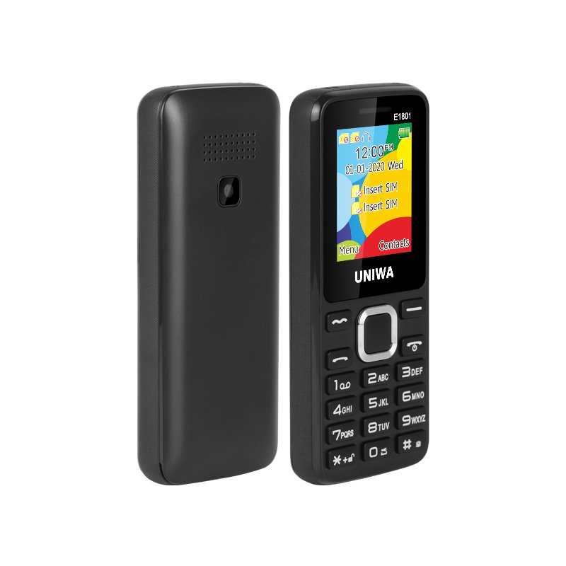 UNIVA E1801 1.77 inch 2g itel low price dual android mini slim small keypad phone