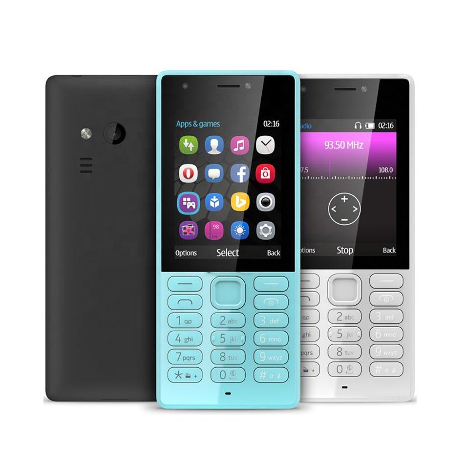 Wholesale second hand keypad phone Original For Nokia 216 150 105 106 125 216 2SIM Cheap used mobile feature Bar phone