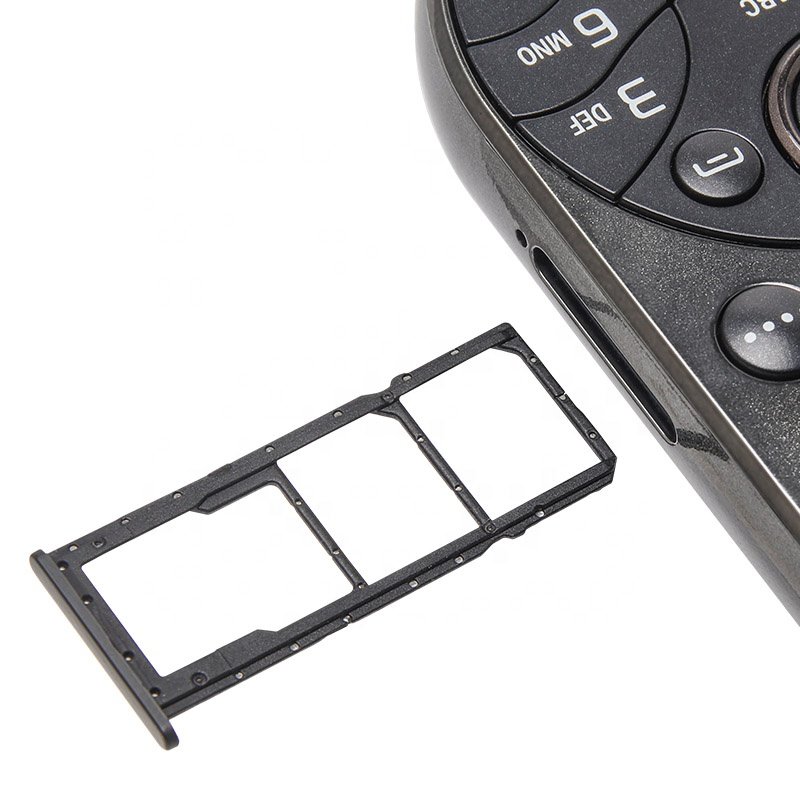 Compact Metal Keypad Phone with 1.39 Inch Round LCD Dual SIM Card Dual Standby 800mAh Big Battery GSM Cellular