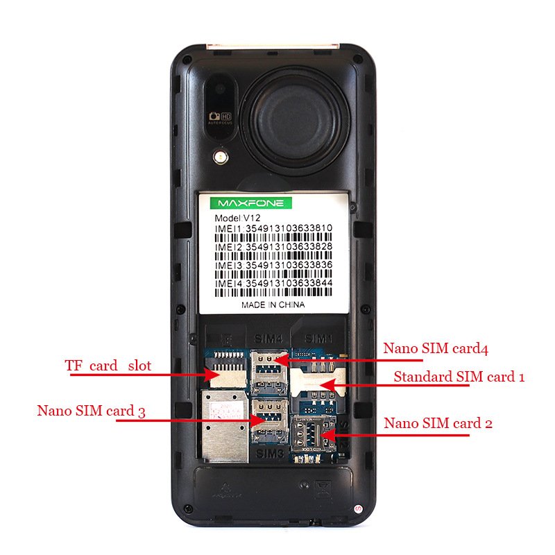 2.8" android 2g lte volte hotspot feature wifi phone with keypad mobile from China Factory Three Card and Three Waiting