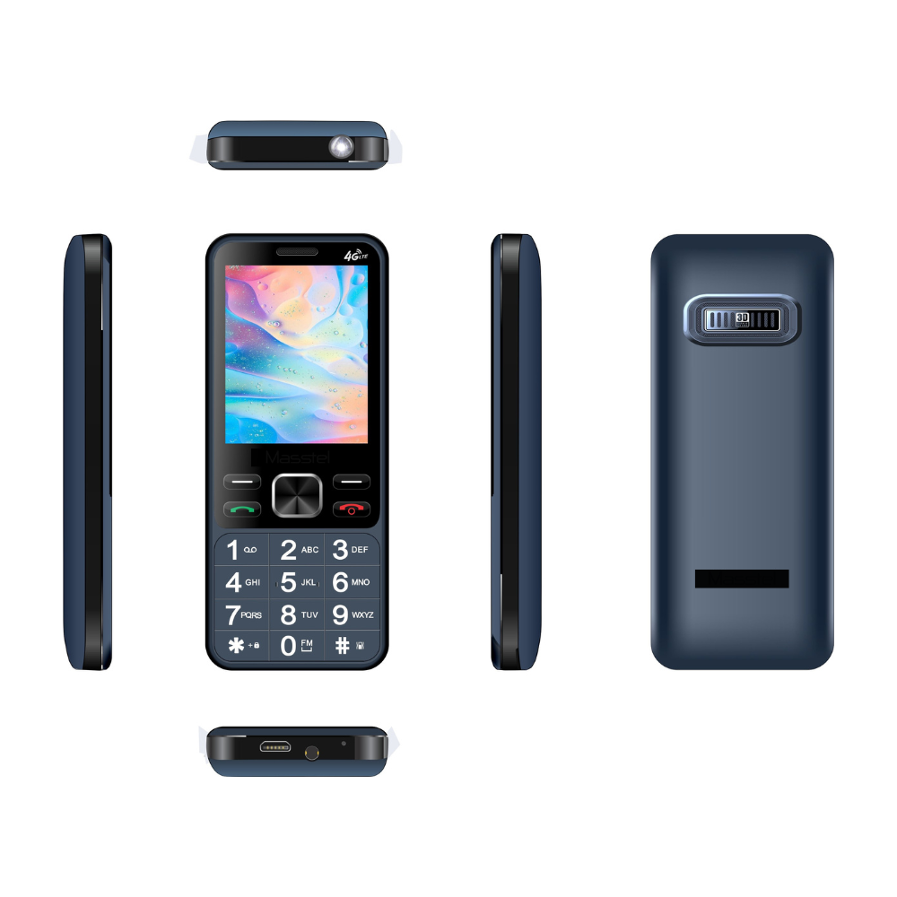 Hot Sales Masstel izi 25 QVGA 2.4 inch Dual SIM Card Cell Phone Low Price Feature Phone for Senior People Made in Vietnam