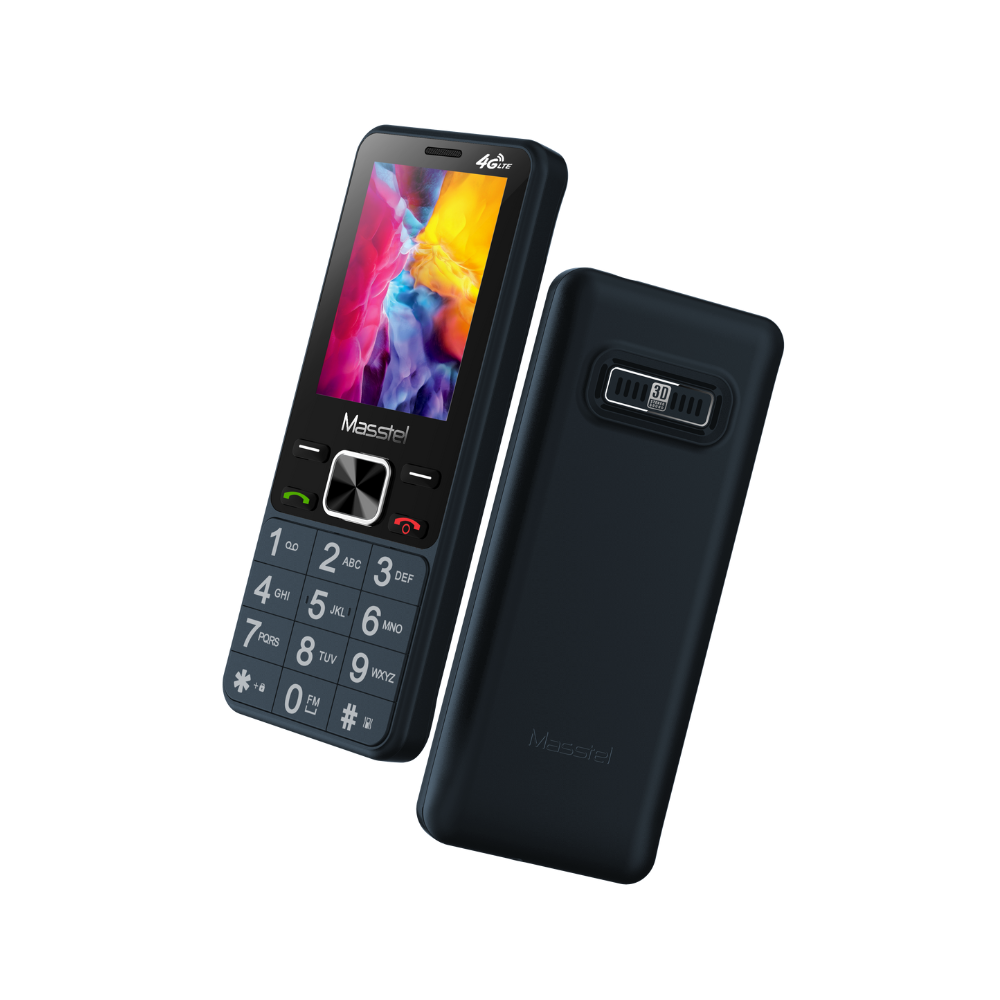 Hot Sales Masstel izi 25 QVGA 2.4 inch Dual SIM Card Cell Phone Low Price Feature Phone for Senior People Made in Vietnam